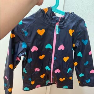 Cat & Jack Black and Pink Raincoat for Kids